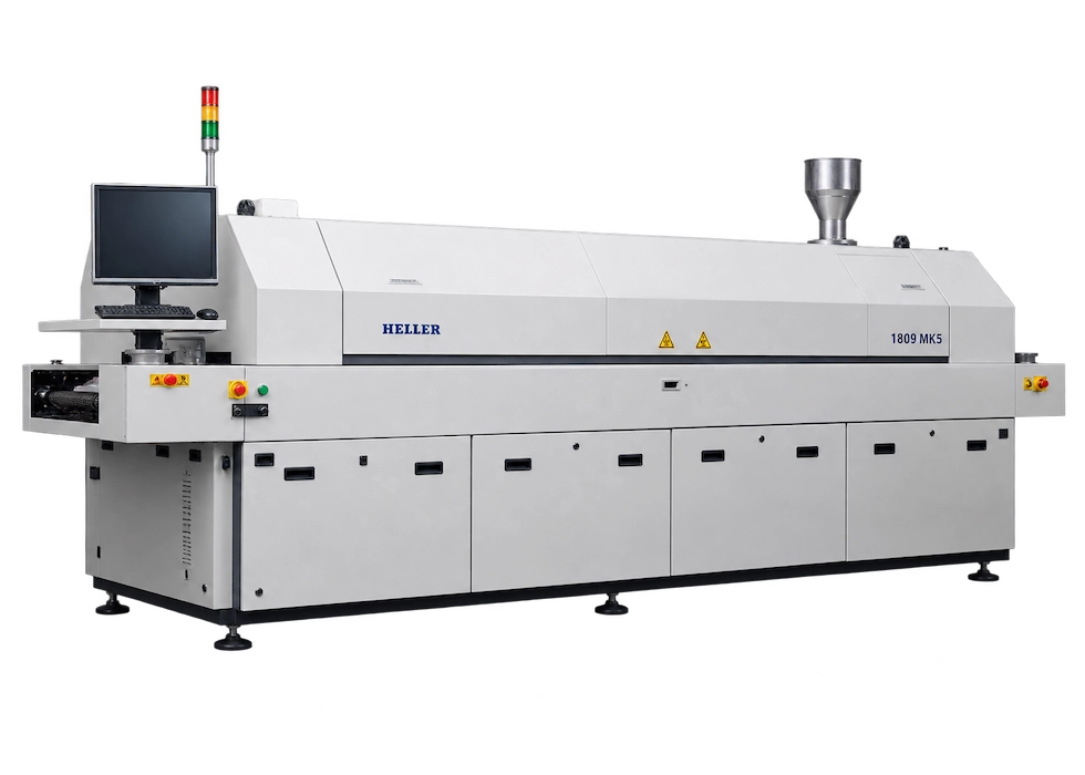 NVEL Automated Reflow Soldering Oven NVEL automated reflow soldering oven for automotive LED headlight PCBA manufacturing