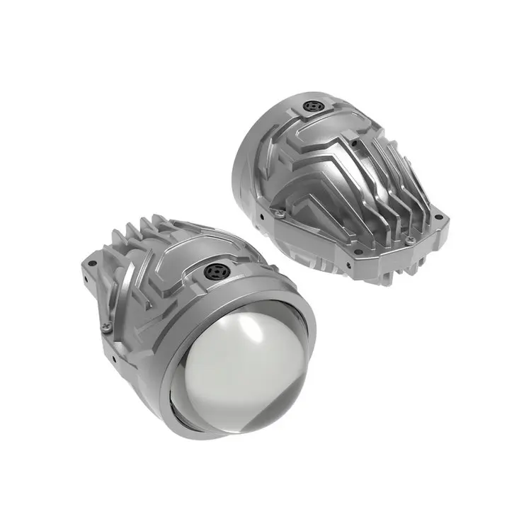 A pair of C90 LED fog lamp lens for automotive headlights retrofit and upgrade.