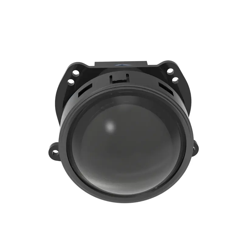 Front view of N76D4-MINI-H high-definition optical glass lens for vehicle headlight retrofit.