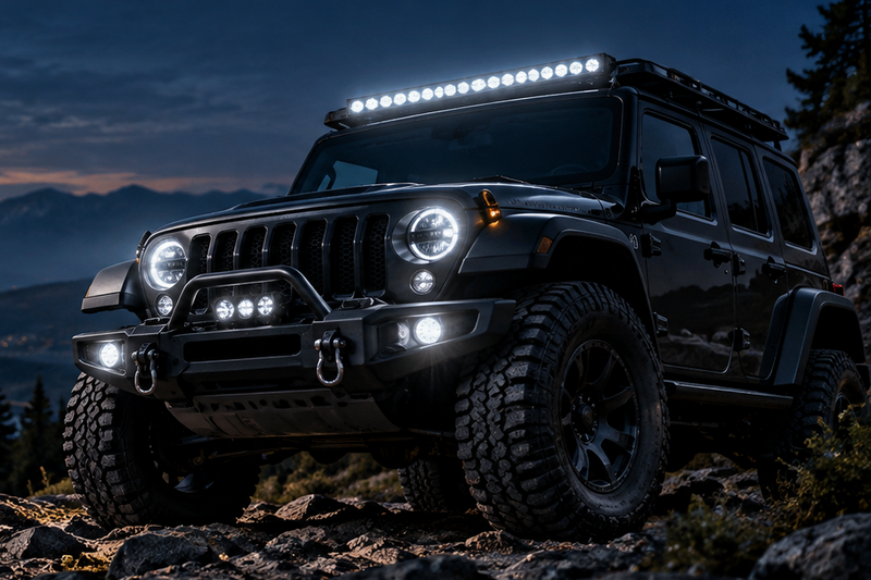 NVEL LED lighting application tag for 4x4 off-road vehicles and ATVs