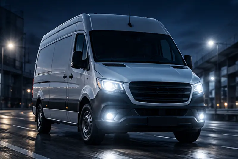 NVEL LED lighting application tag for vans and delivery vehicles